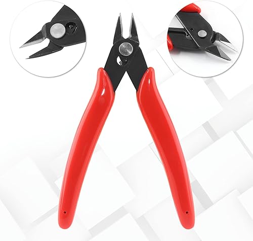 Miniatura 7 de Bivethoi 3 piezas de micro cortadores de alambre, cortadores diagonales pequeños para impresora 3D, alicates de filamento, mini pinzas diminutas