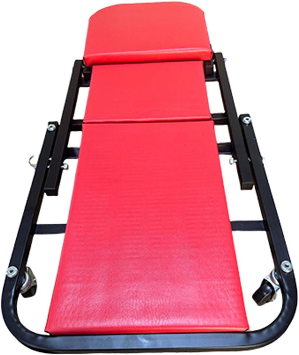 Mechanic Creeper 40" 2-in-1 Z Seat with Rolling Wheels, Heavy-Duty Design Supports 250kg, Ideal for Auto Repair Shops and Garage Use