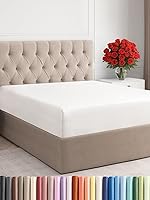 Vista 282 de King Fitted Bed Sheet - Bottom Single Fitted Sheet Only - Ultra-Soft Hotel Luxury Bedding w/ 8-16 Inch Deep Pockets - Breathable, Cooling & Wrinkle