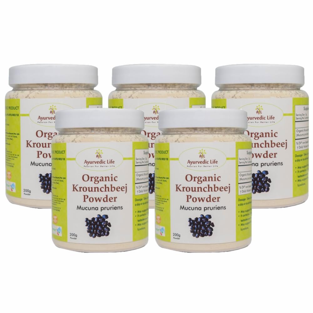 Ayurvedic Life Organic Krounchbeej Powder (200 gms Pack of 5) (B0BTD96FYC) Amazon Price History, Amazon Price Tracker