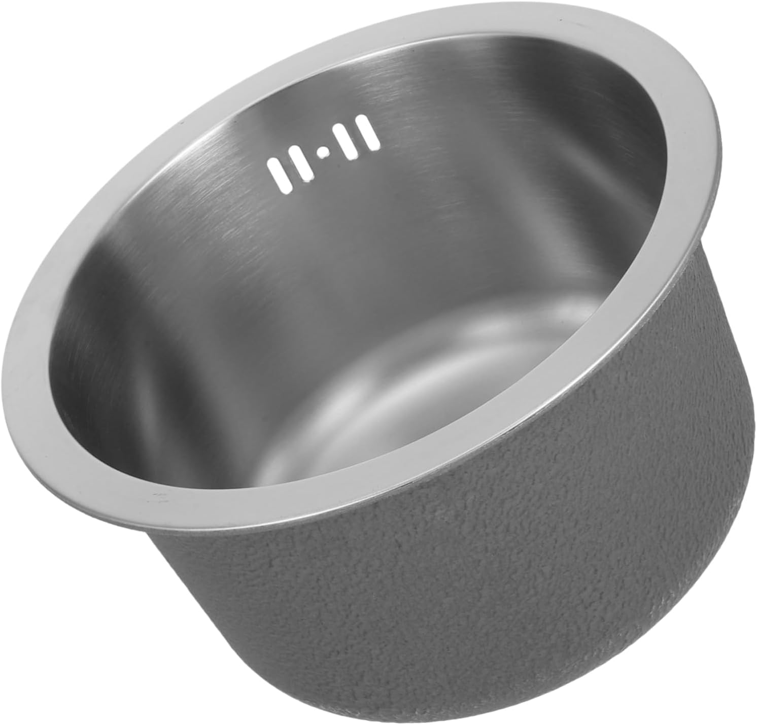 Stainless Steel Small Sink Round Rv Sink Drain Strainer Overflow Undermount Overmount Installation