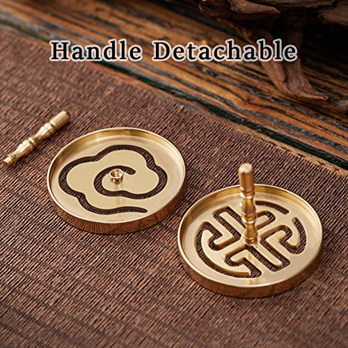 OLizee 5 Pack Incense Making Kit with Kraft Paper Jar and Incense Seal Mold for DIY Fragrance Accessories