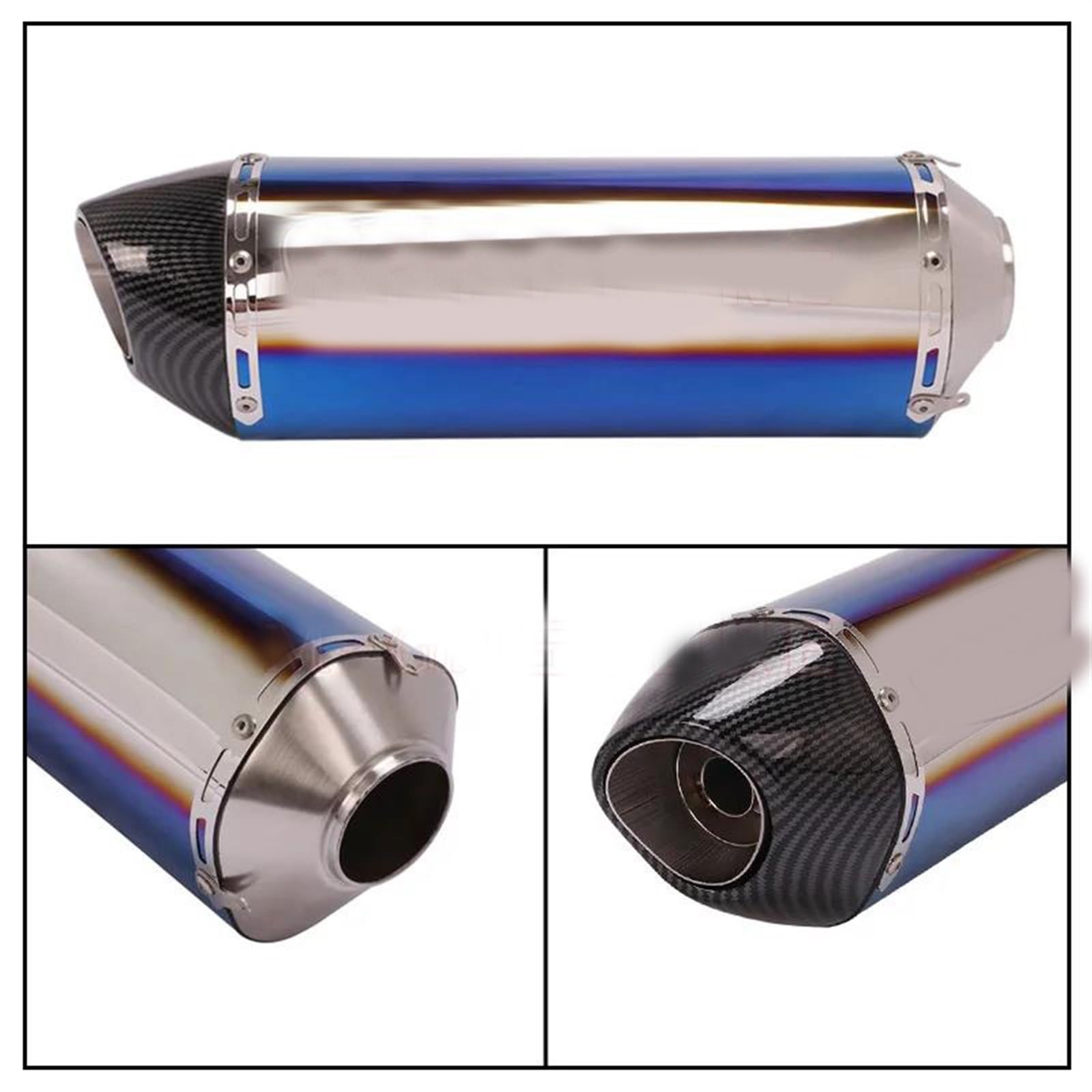 Motocicletta Tubo di Scarico Universale per Moto Modificato Db Killer Muffler Tubo De Escape Moto per B&M&W G310GS G 310 GS