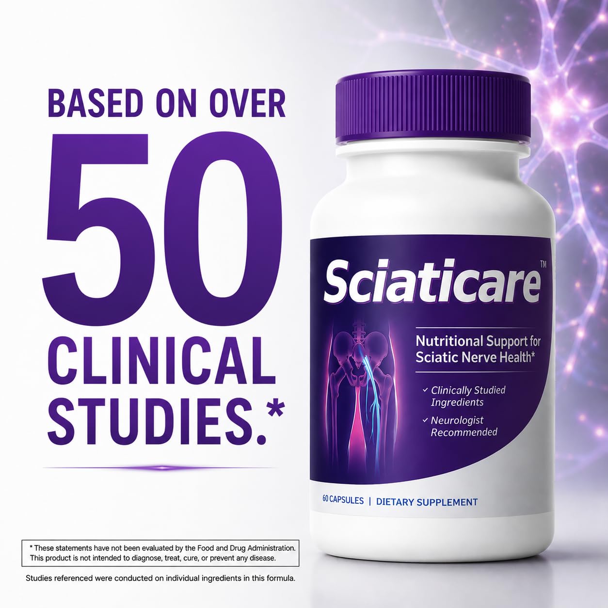 Vita Sciences Sciaticare Daily Wellness Supplement - 60 Capsules — Amazon image 5