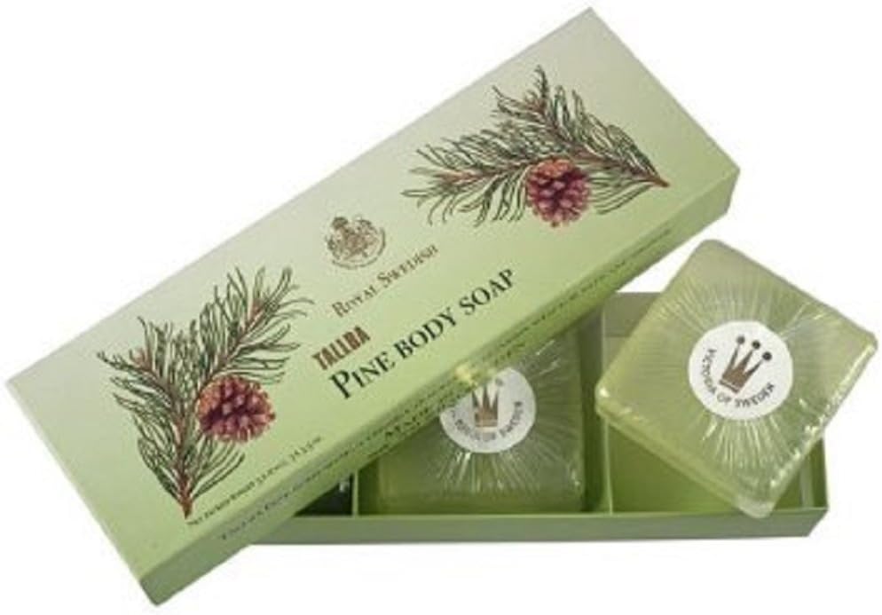 Royal Swedish Body Soap, Tallba Pine, 3 Count