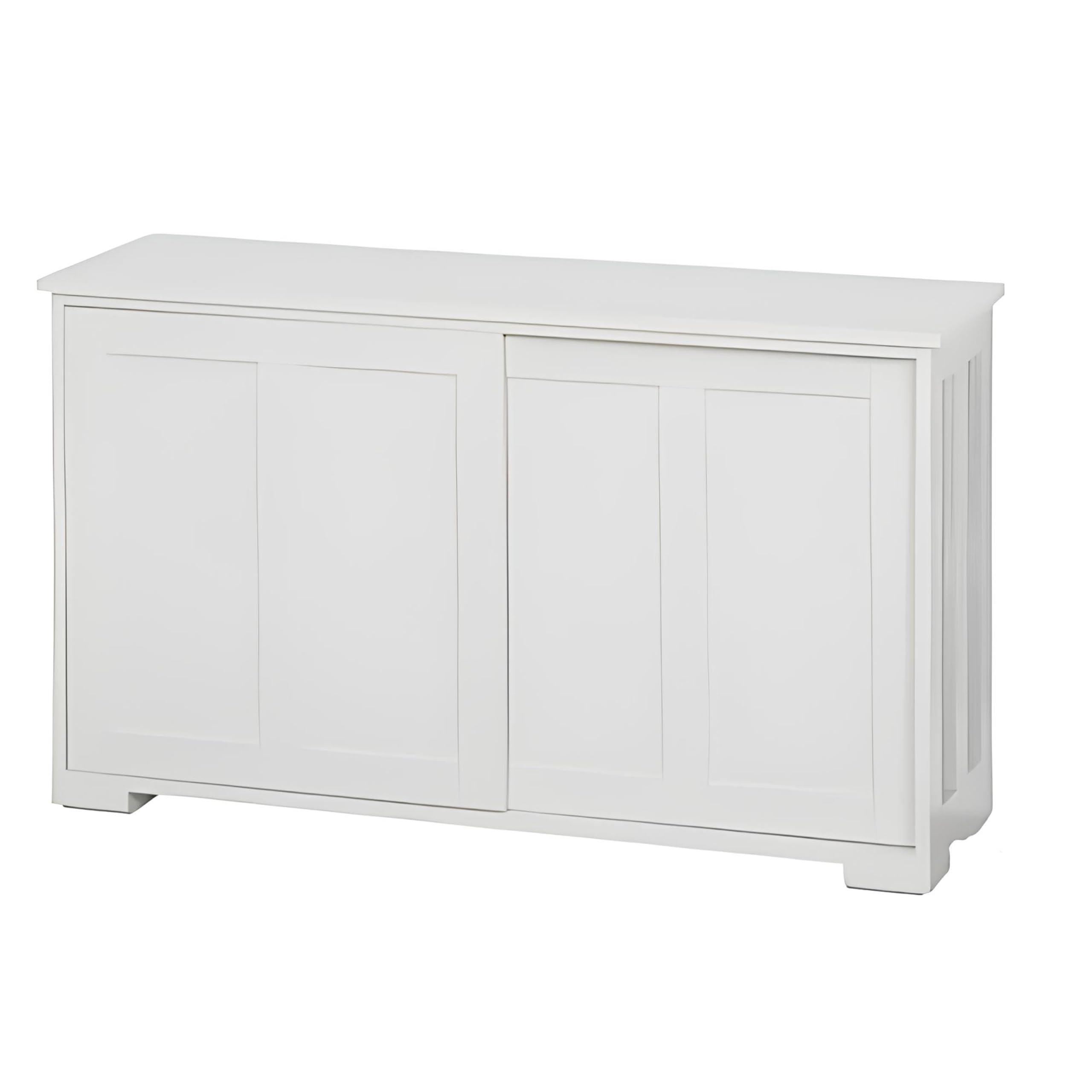 Pacific Sliding Doors Stackable Cabinet, White