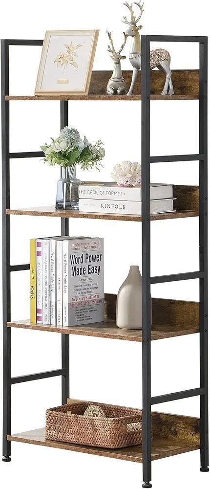 オシャレオープンシェルフ ラック 棚 4段 リビング レンジラック