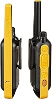 Vista 3 de Motorola Solutions, Portable FRS, T470, Talkabout, Two-Way Radios, Emergency Preparedness, Rechargeable, 22 Channel, 35 Mile, Black W/Yellow, 12 Pack