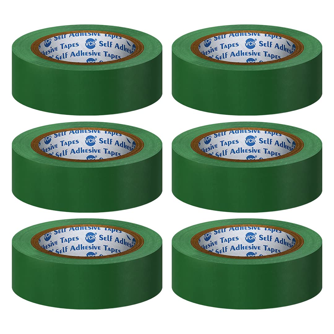 VCR Green Floor Marking Tape - 18 Meters in Length 24mm / 01" Width - 24 Rolls Per Pack - Waterproof Social Distancing lane Marking Tape for Safety, Hazard and Caution Warnings (B07RXR6K9G) Amazon Price History, Amazon Price Tracker