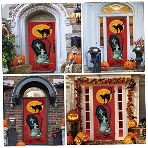 jojofuny 1 Conjunto De Adesivos De Parede De Halloween Adesivos De Decoração De Bruxa Adesivos Remov