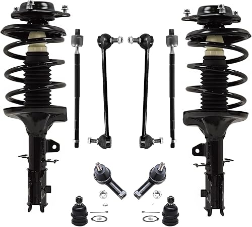 Miniatura 81 de Detroit Axle - Kit de puntales delanteros de 6 piezas para Chevrolet Aveo Aveo5 Pontiac G3 Wave, barra estabilizadora, varillas de acoplamiento