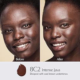 Este Lauder Futurist Hydra Rescue Moisturizing Foundation Makeup SPF 45 for a 12-Hour Glow, 1.2 Fl Oz, 8C2 Intense Java