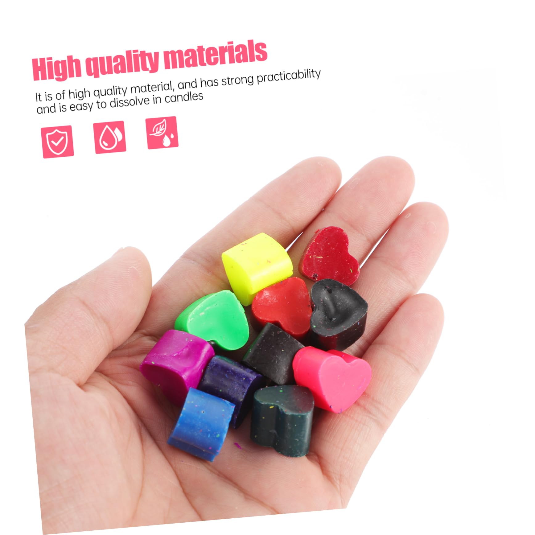 NUOBESTY 3 Set Blocchi Per A Cera Di Di Soia Candele Per Le Donne Personalizzata Candele Colorate Che Fa Il Color 11 Pezzi * 3