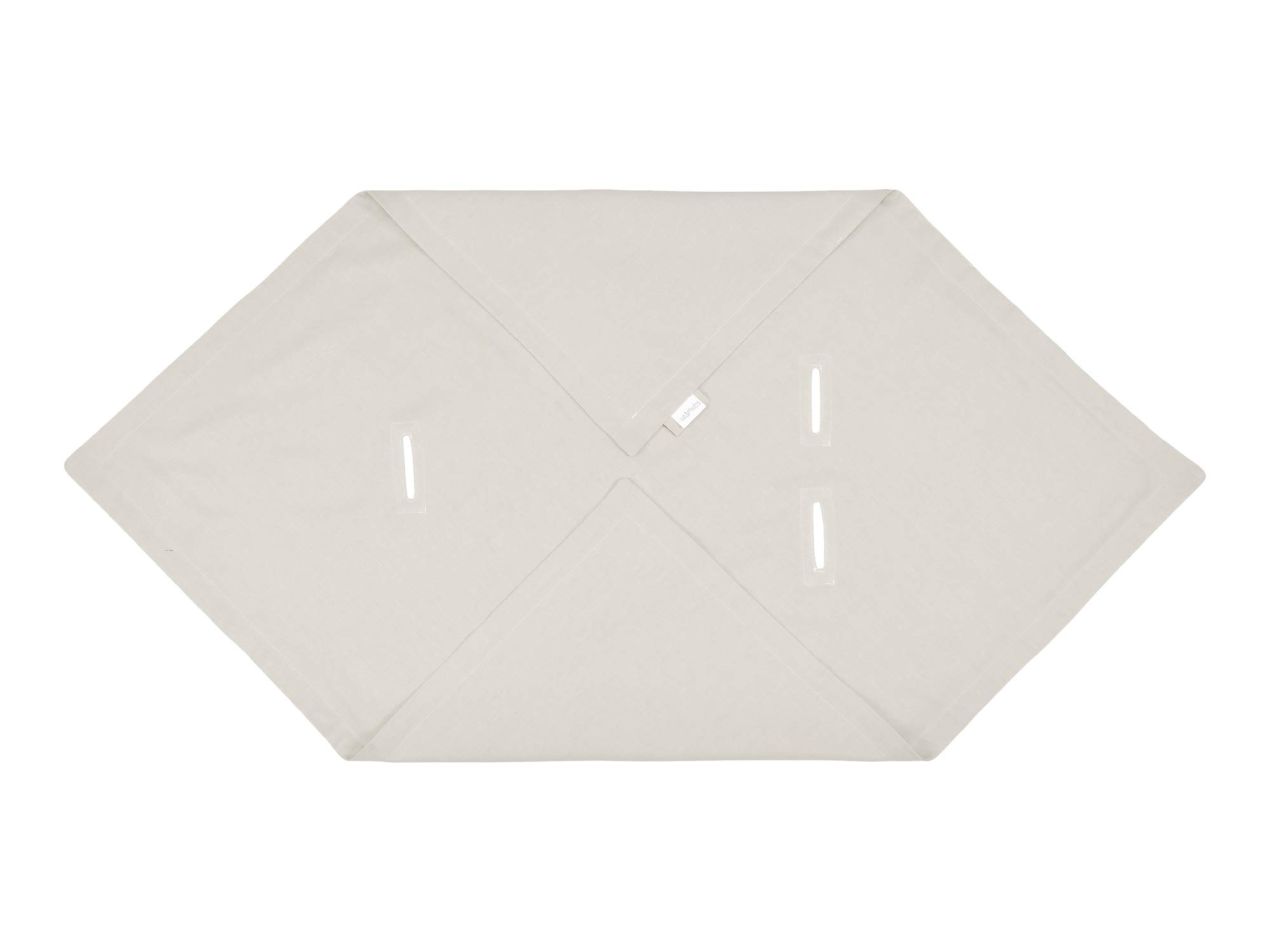 KraftKids Manta para silla de bebé en lino natural marrón 75 x 75 cm manta de bebé manta de muselina ligera y práctica manta para los días calurosos en verano