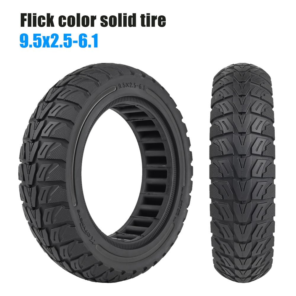 Nuova immagine 9.5x2.50 Scooter Tubeless pneumatico vuoto con valvola per NIU KQ