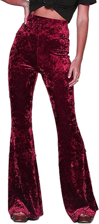SEMATOMALA Women's Crushed Velvet 