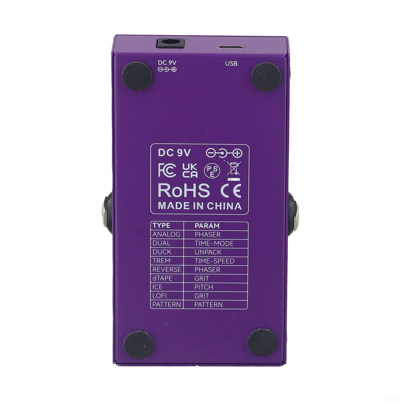 1 Pedal De Retardo Digital Pedal Elemental Apto Para La Mayoría De Estilos Musicales