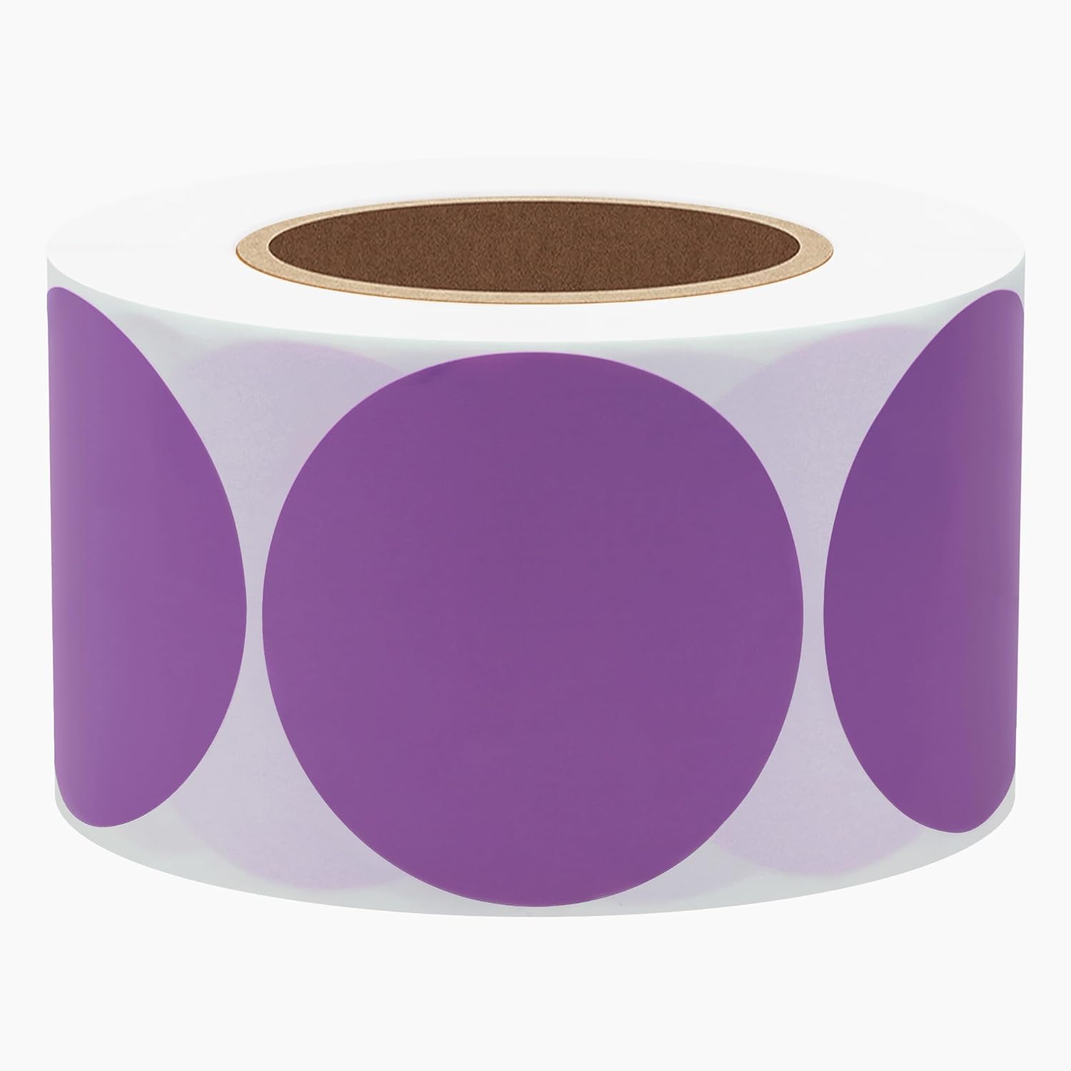 Thermal Label Stickers 2" Circle Sticker Direct Thermal Labels 750 pcs (Purple) - Image 3