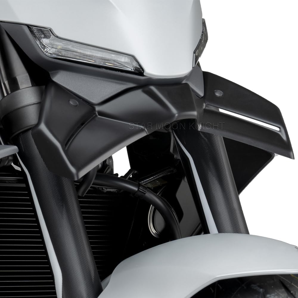 For Yamaha MT09 MT-09 SP Frontal Spoilers MT-09 Y-AMT 2025 Accessories Alerones Front Naked Fairing (Black)