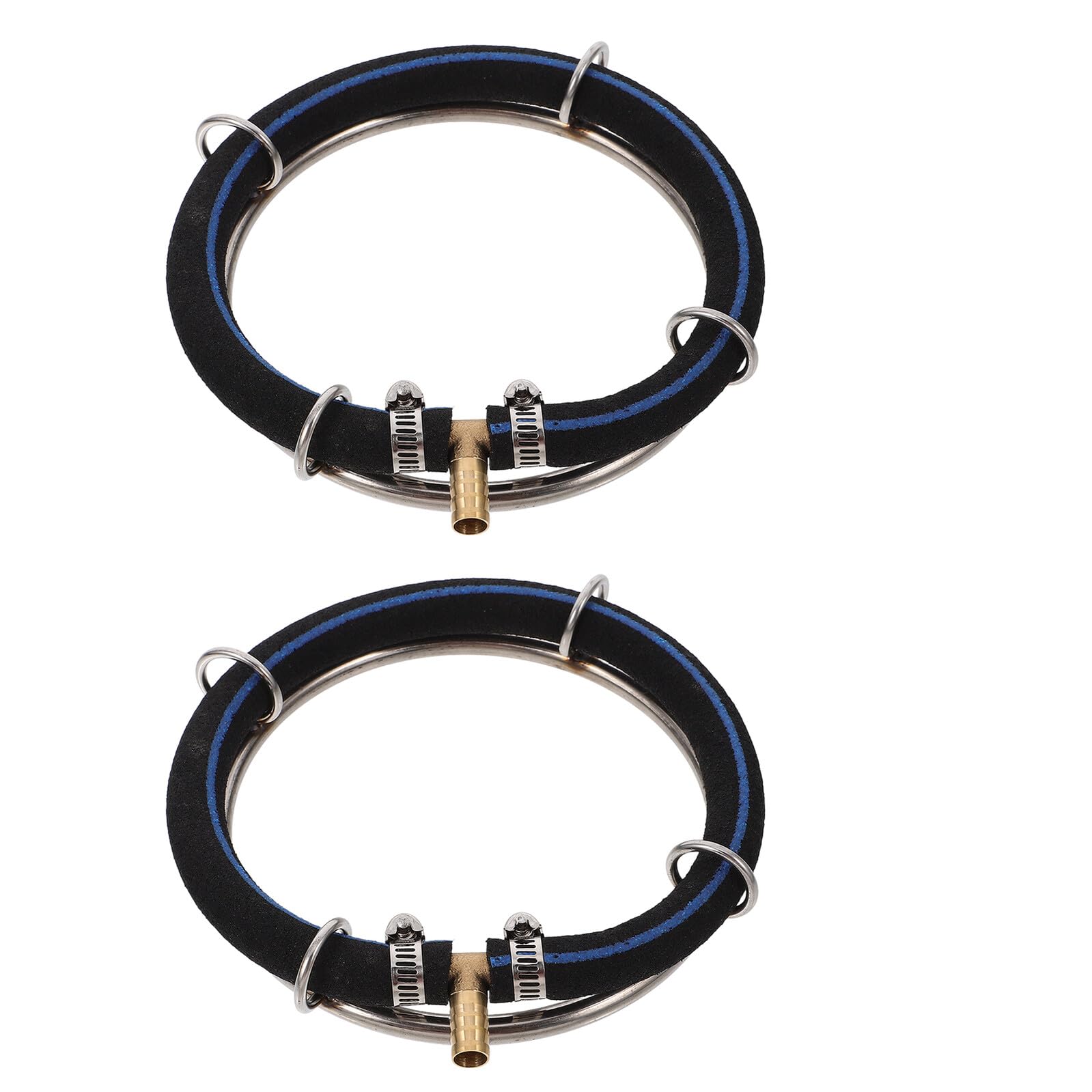 Anneaux diffuseurs de bulles d'oxygène en acier inoxydable 6mm pour aquarium