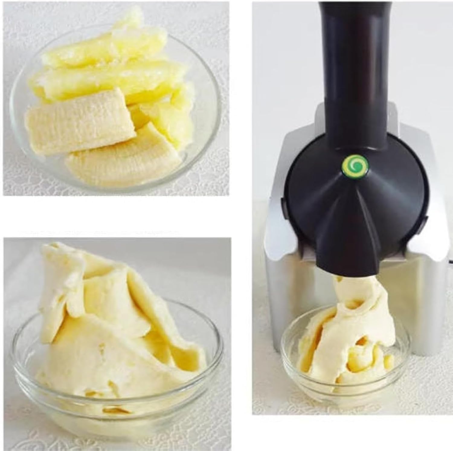 Máquina casera for hacer helados for sorbete de frutas, yogur helado y helados suaves y saludables