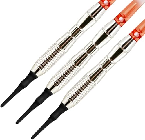 Miniatura 6 de Juego de 3 dardos de punta de plástico, no es fácil de romper y doblar profesión, 0.60 oz, dardos eléctricos de punta suave con eje de aluminio,