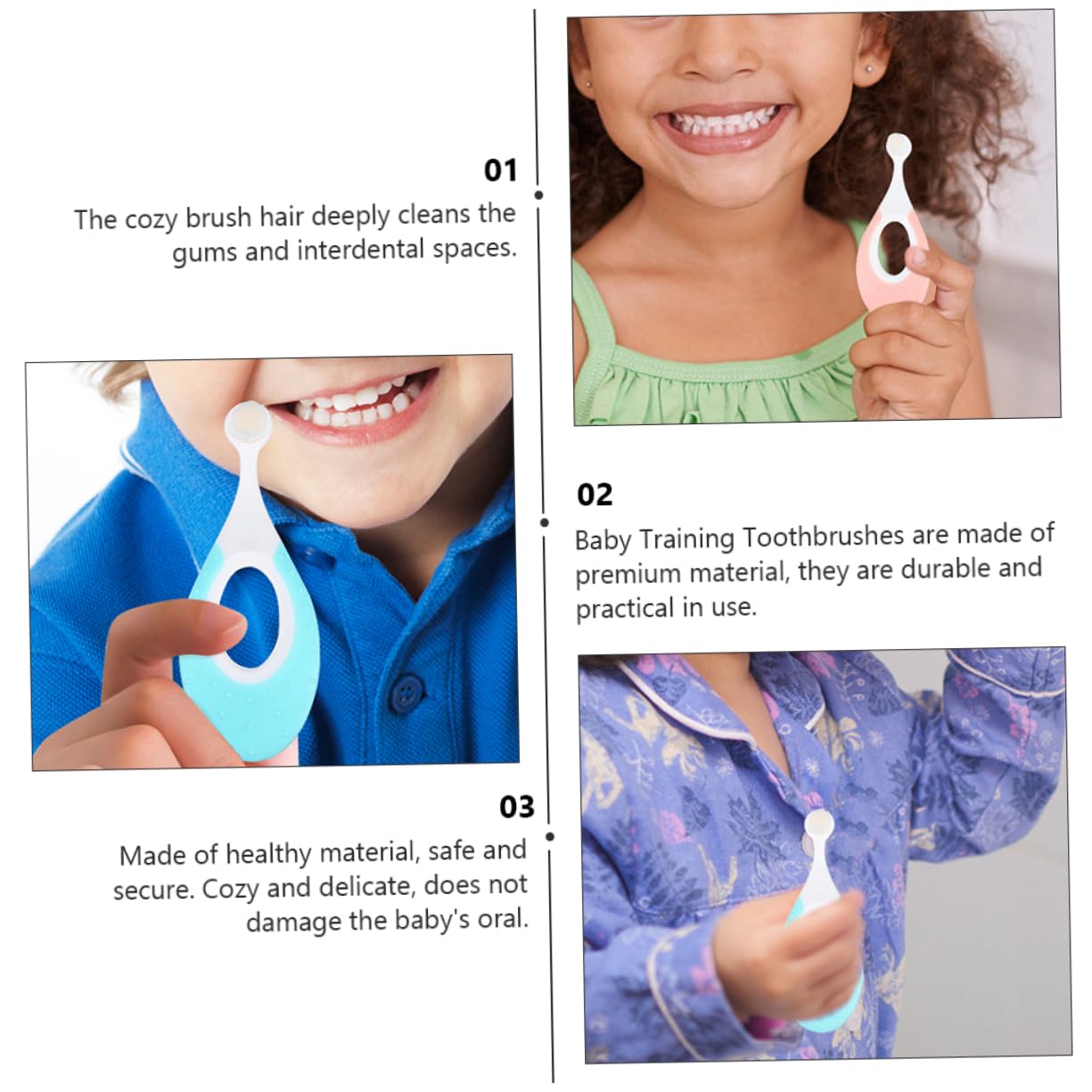 PACKOVE 3 Set Spazzolini Per Ragazza Spazzolino Per La Dei Denti Del Orale Morbida E Colori Ergonomico E Setole Morbide Per Denti E Gengive Sensibili 4 Pezzi*3