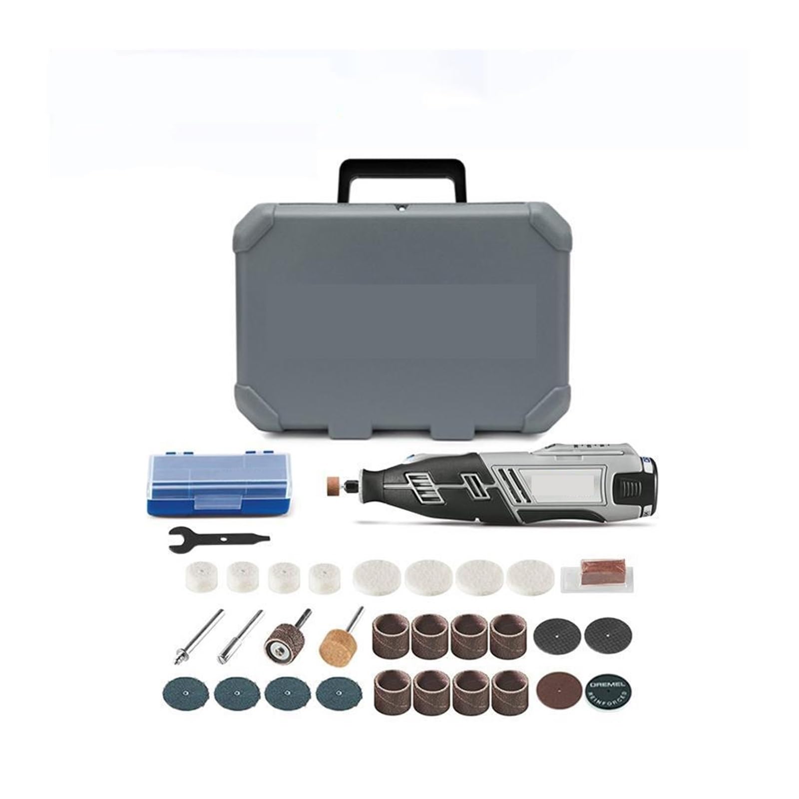 Elektryczna miniszlifierka 3000 z profesjonalnym zestawem akcesoriów Szlifierka rotacyjna Multi Power Tool do cięcia metalu, rzeźbienia w drewnie, Ciężki obowiązek(3000-N10)