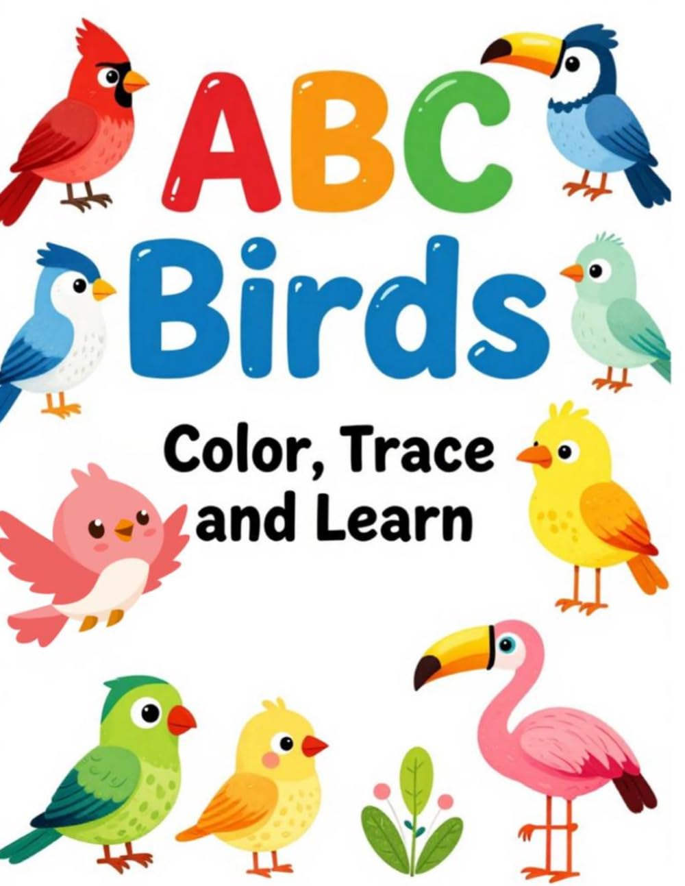 ABC BIRDS : Color, Trace and Learn