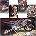 AnXin Spoke Skins,72 PCS Motorcycle Spoke Covers Wraps Protector for 19-21 Inch Wheel Rim XR50R XR80R XR100R XR250R CR125 CRF110 CRF125 CRF230 CRF250 Apollo Dirt Pit Bike Red