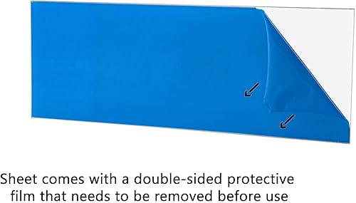 Miniatura 4 de Hoja de acrílico Plexiglás transparente18" espesor fundido