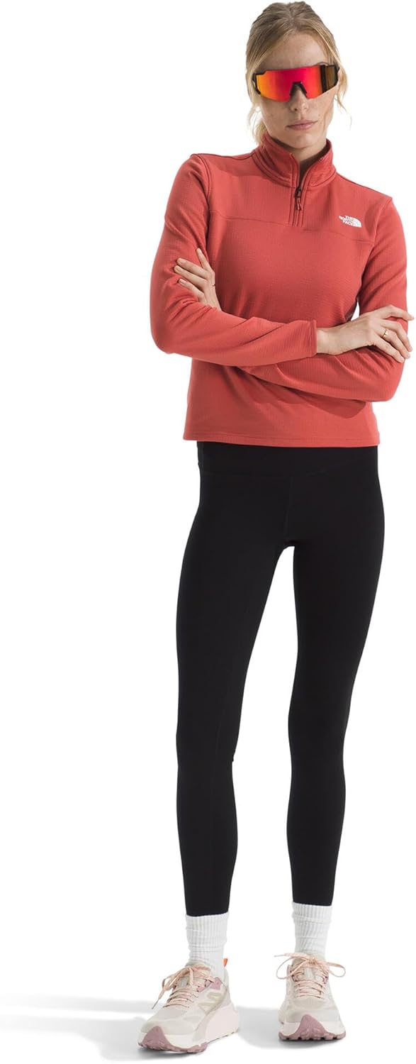 The North Face womens Cedar Trail Grid Fleece Quarter Zip Jacket | Cold Weather Top With Durable, Reinforced Bindings - Image 4