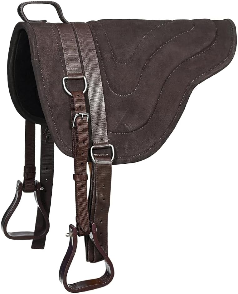 HILASON Western Pleasure Trail Riding Bareback Saddle Pad Treeless | Pads Baretek for Horses