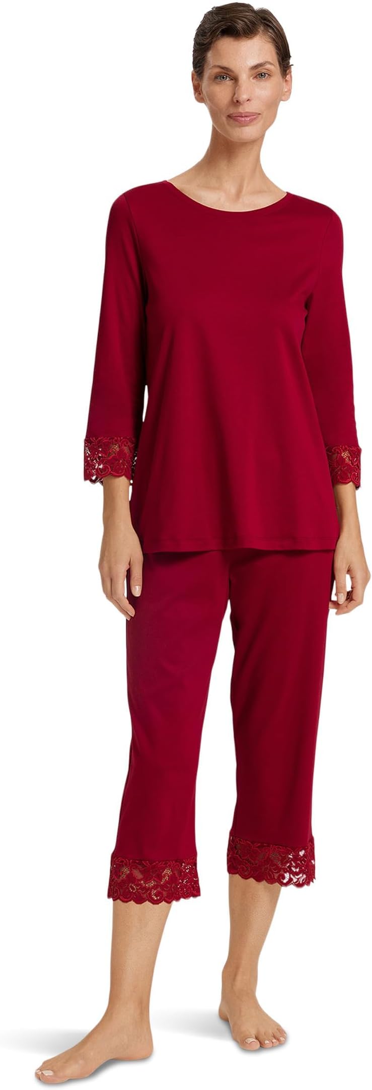 HANRO Women's Moments Crop Pajama Set