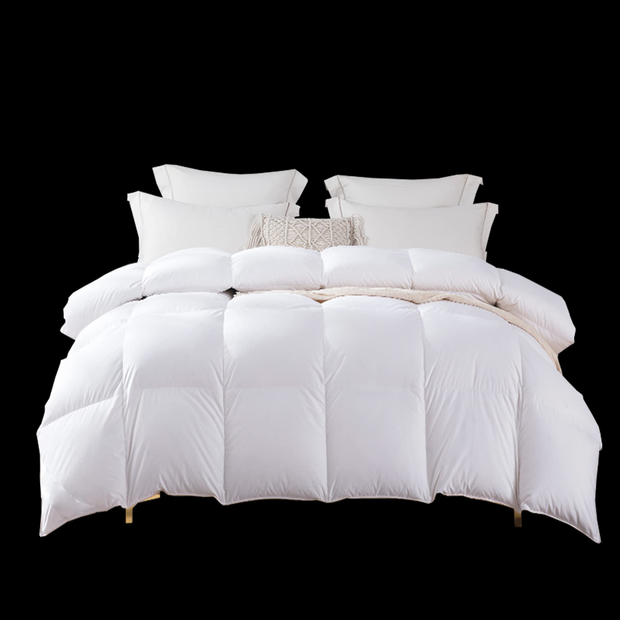 linens delightHighland Feather® - Polish Goose Down Comforter Duvet Insert California King Size - 950 Fill Power - DeluxeOEKO-TEX STANDARD 100
