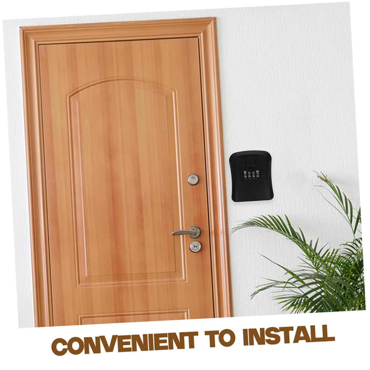 Tofficu 6pezzi Scatola Portachiavi Con Codice Combinato Sicura Per Esterni Realizzata Facile Da Resettare Design Unico Per Maggiore Sicurezza