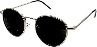 Retro Round Polarized Sunglasses for Men and Women – Classic Metal Frame Circle Lens Sun Glasses – UV400 Protection Vintag...