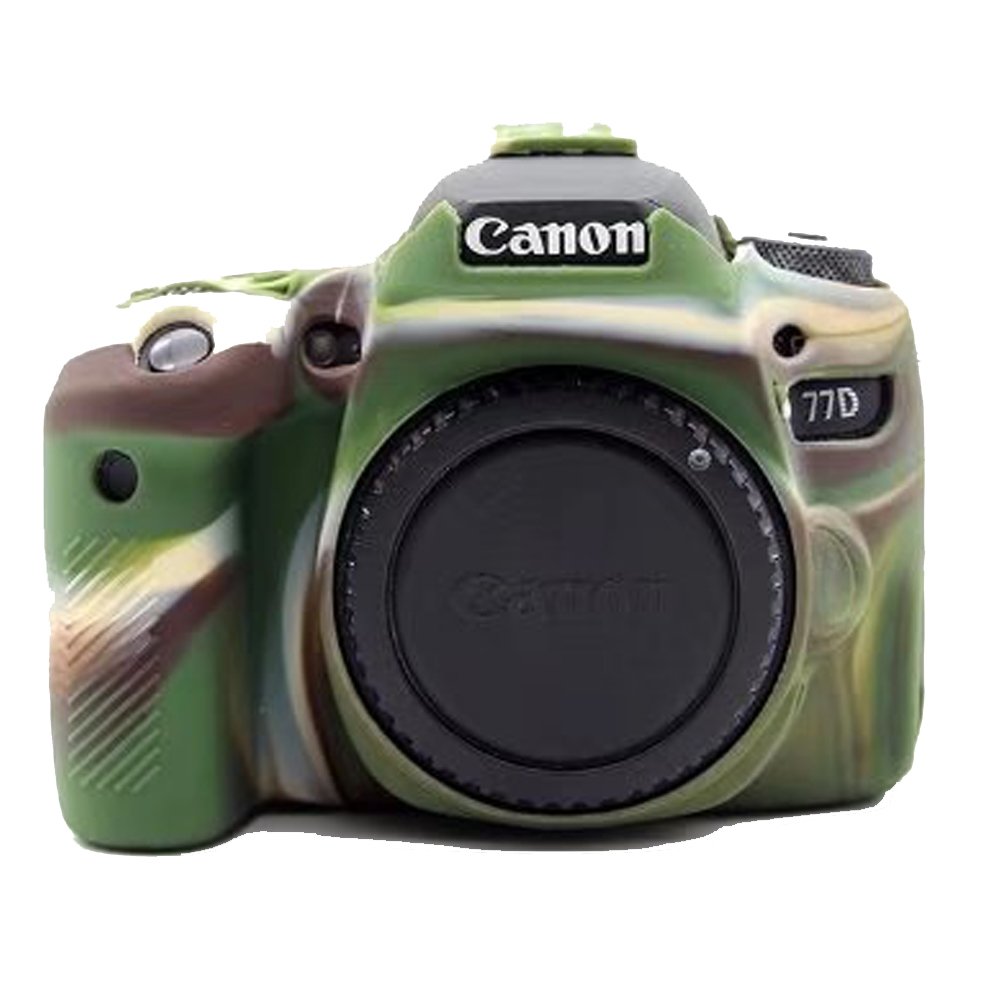 Protection caméra Canon EOS 77D évite rayures et chocs silicone mat - 8