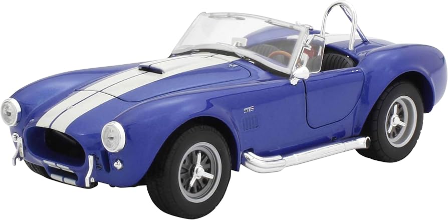 Amazon | WELLY 1/24 シェルビー コブラ 427 1965 (ブルー) 完成品