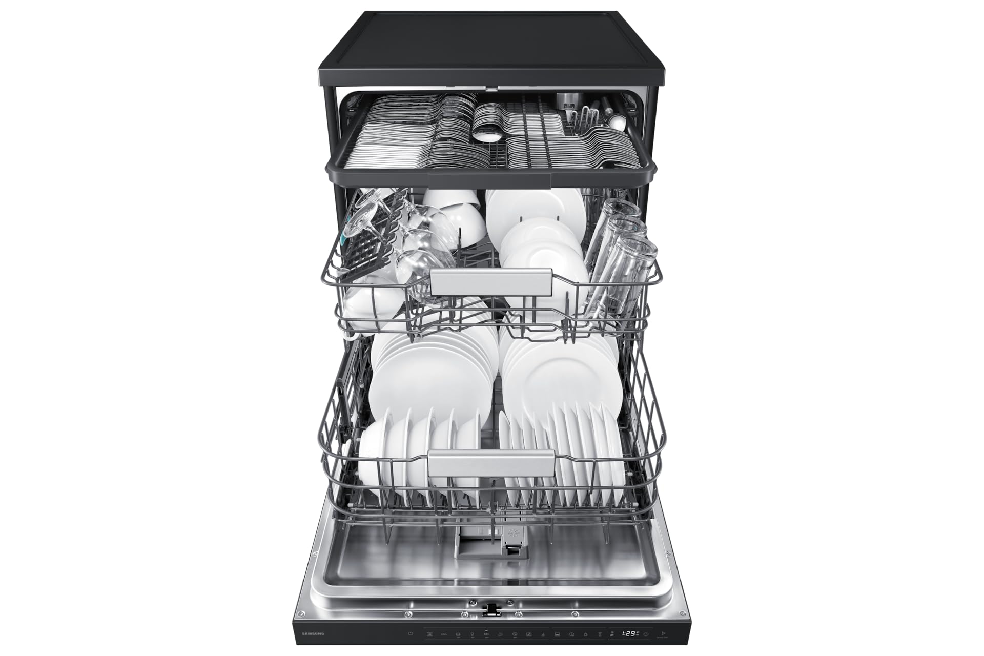 Lave-vaisselle Samsung 14 couverts Wi-Fi Anthracite brossé - DW80H73YAFFU1