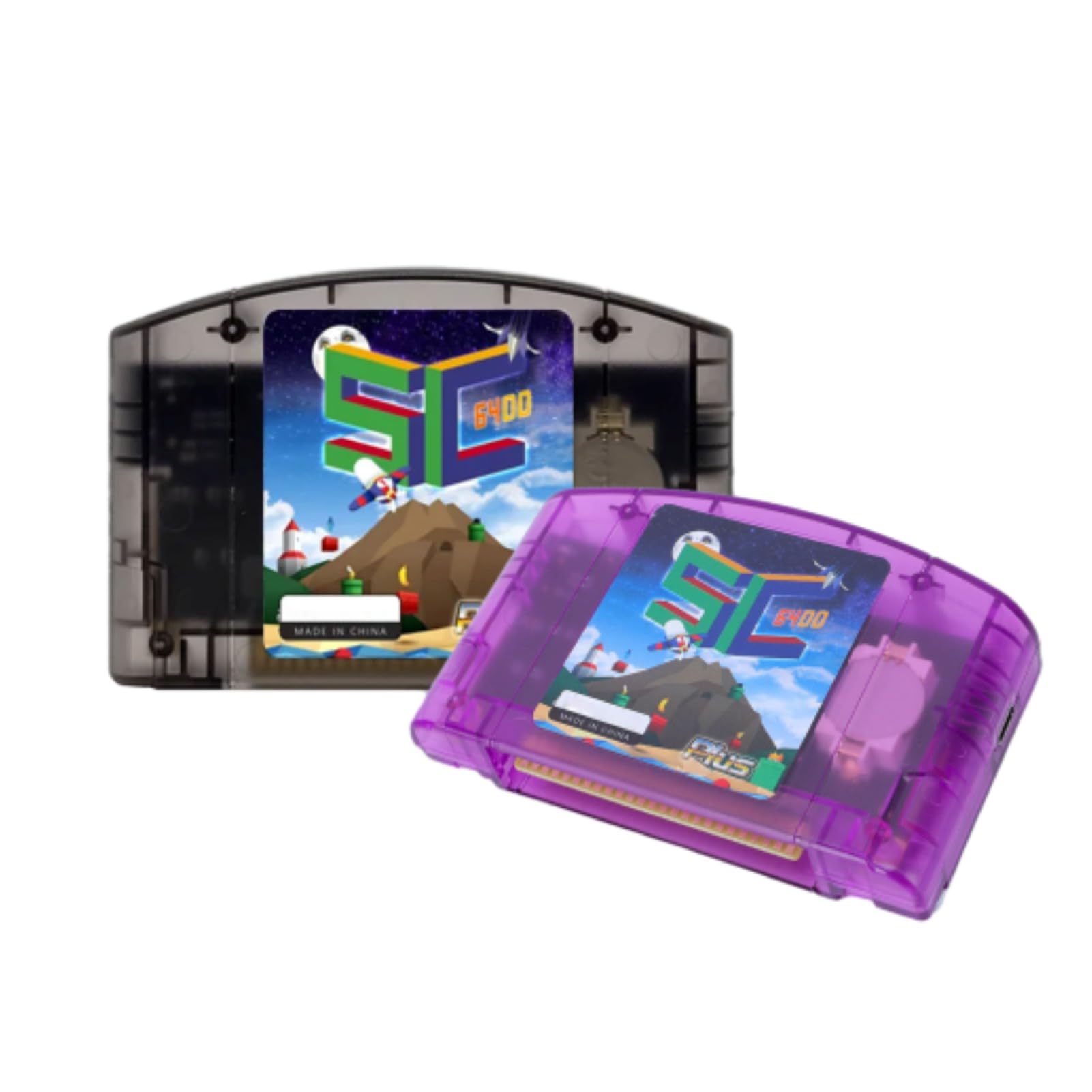 Cuifati Cartucho de Juego Apto para Todas las Consolas de Juegos N64, Cartucho de Videojuegos, Tarjeta de Lectura Rápida, Juego de Carga Rápida, Juegos Retro HD con Copia de Seguridad (violeta