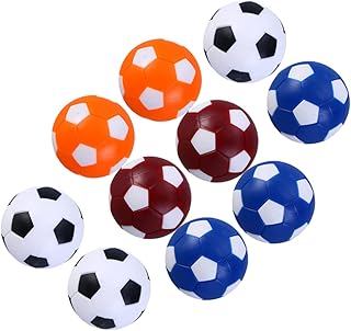 INOOMP 10 Pçs Brinquedos De Pebolim Para Crianças Acessórios De Mesa Gadgets Para Crianças Jogo De Mesa Pebolim Mini Acessórios De Futebol Mini Futebol De Plástico Suprimentos De Futebol