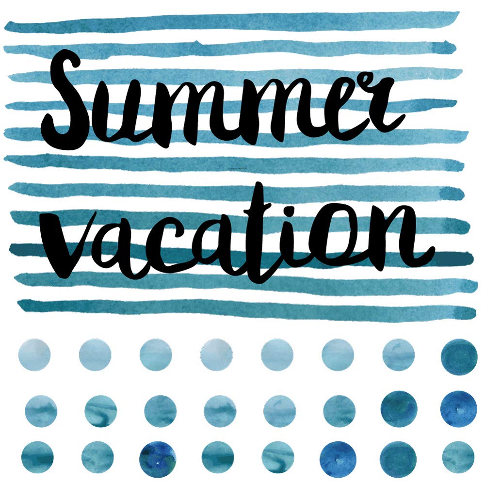 Amazon｜夏☆シール式ウォールステッカー summer 夏休み 30×30cm