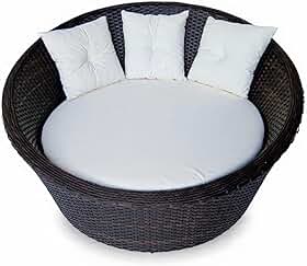Poltrona Chaise Namoradeira Jardim Areá Externa, Piscina e Churrasqueira (Argila)