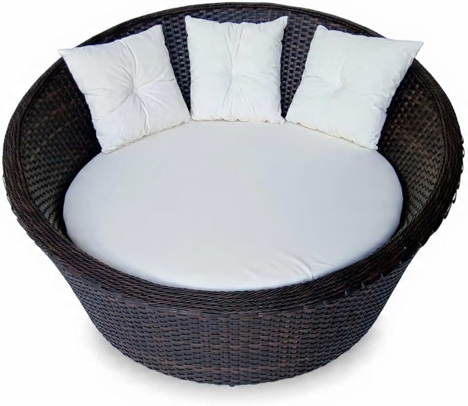 Poltrona Chaise Namoradeira Jardim Areá Externa, Piscina e Churrasqueira (Argila)