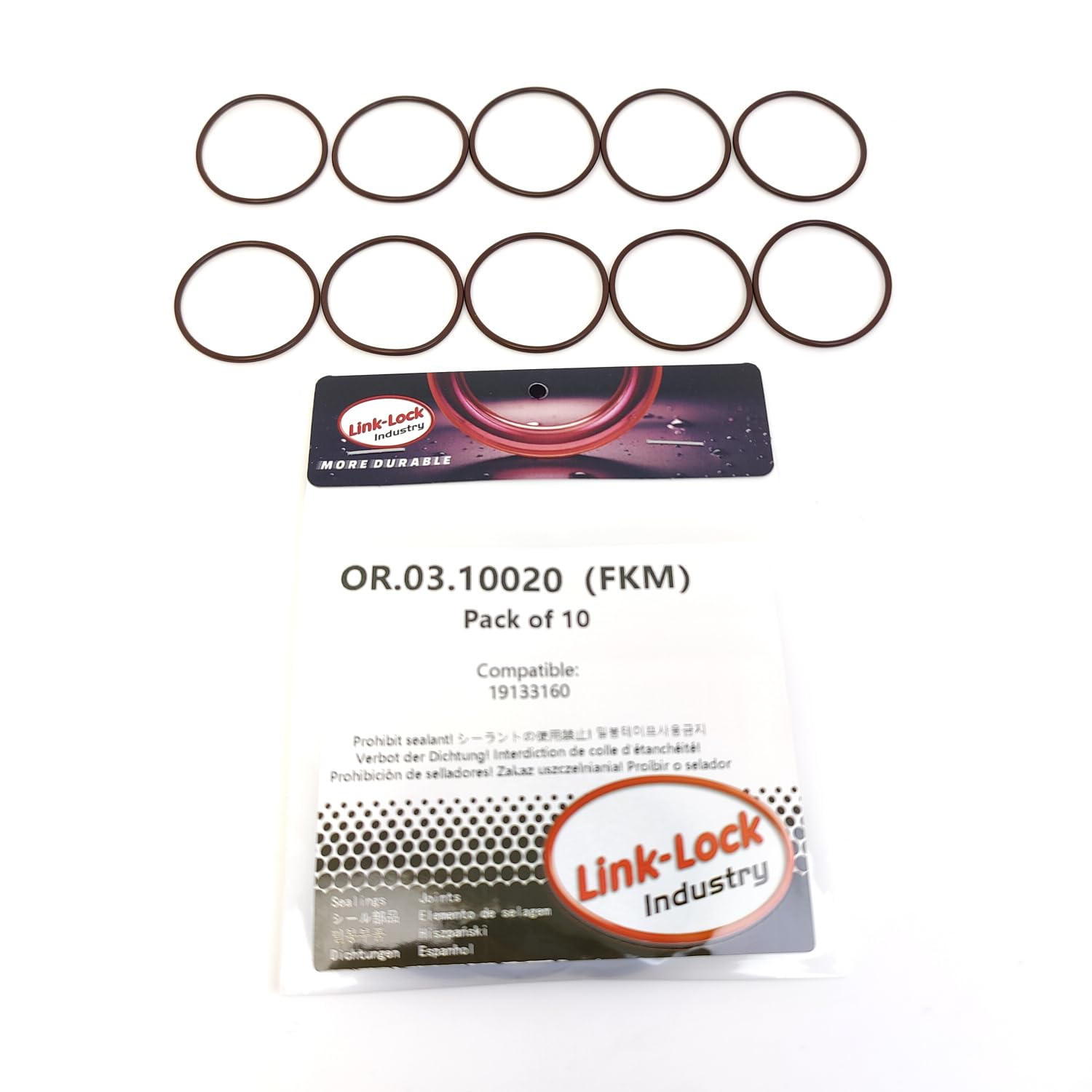 10PCS OR.03.10020 FKM Viton Sealing O-Ring Kit of Transfer case 19133160 for Cadillac LZ1 L92 L94 L9H for Chevrolet LC9(325CUV8) LMG LY5(325CUV8) LH6(325CUV8) for GMC