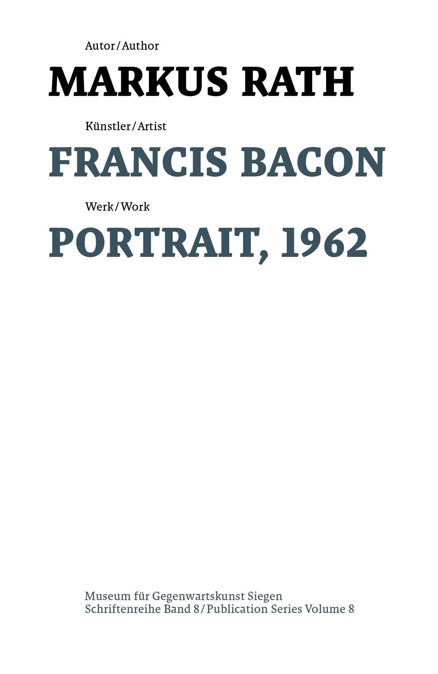 Portrait 1962 de Francis Bacon œuvre picturale intense pour décoration murale