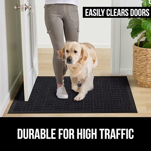 Miniatura 310 de Gorilla Grip WeatherMax - Tapete para todas las estaciones 100% impermeable, 23 x 35 pulgadas, goma natural, resistente a manchas y decoloración