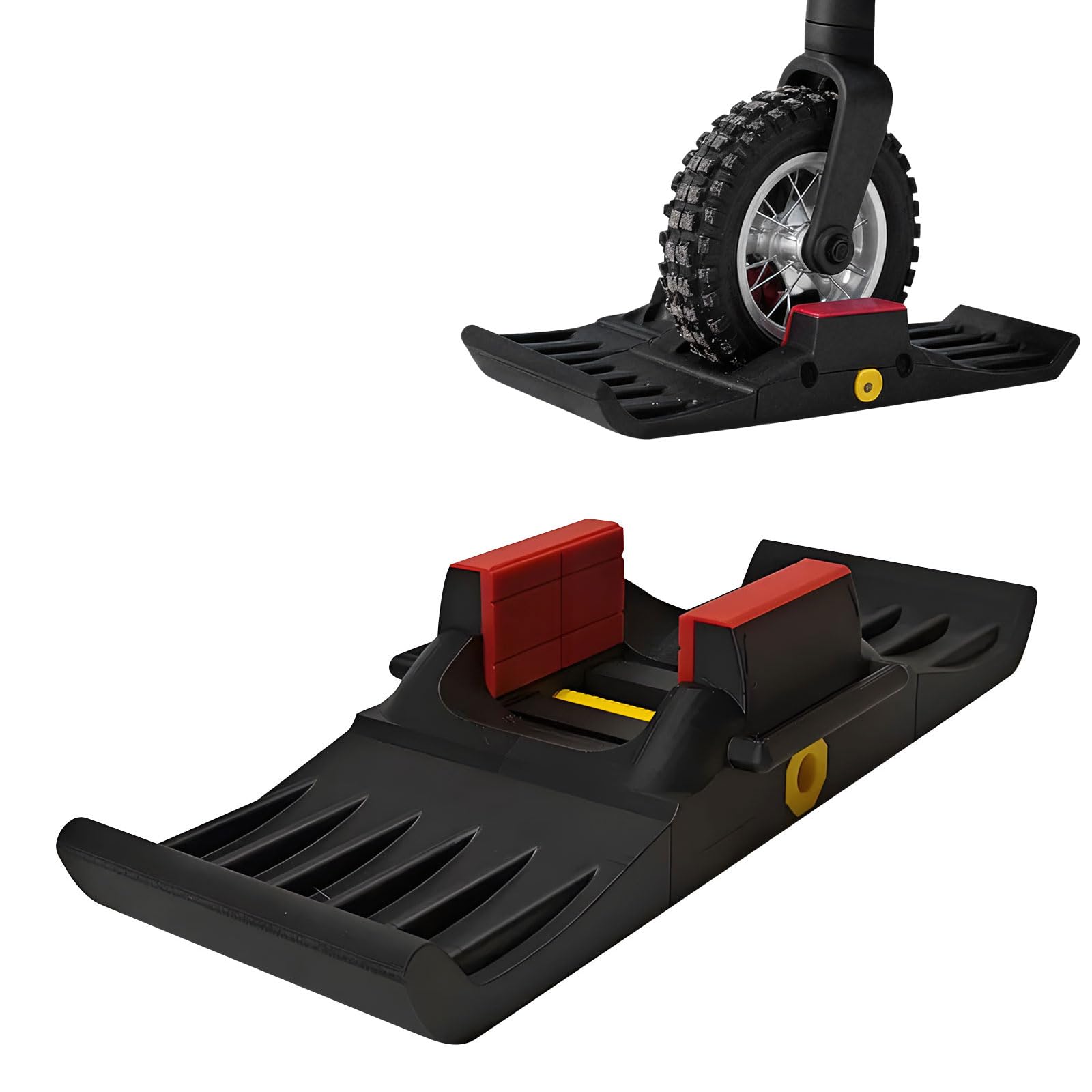 Adattatore per passeggini da 58 mm | Adattatore da sci per sedia a rotelle, 1,4 kg, costruzione leggera, attività invernale sicura, configurazioni, durata