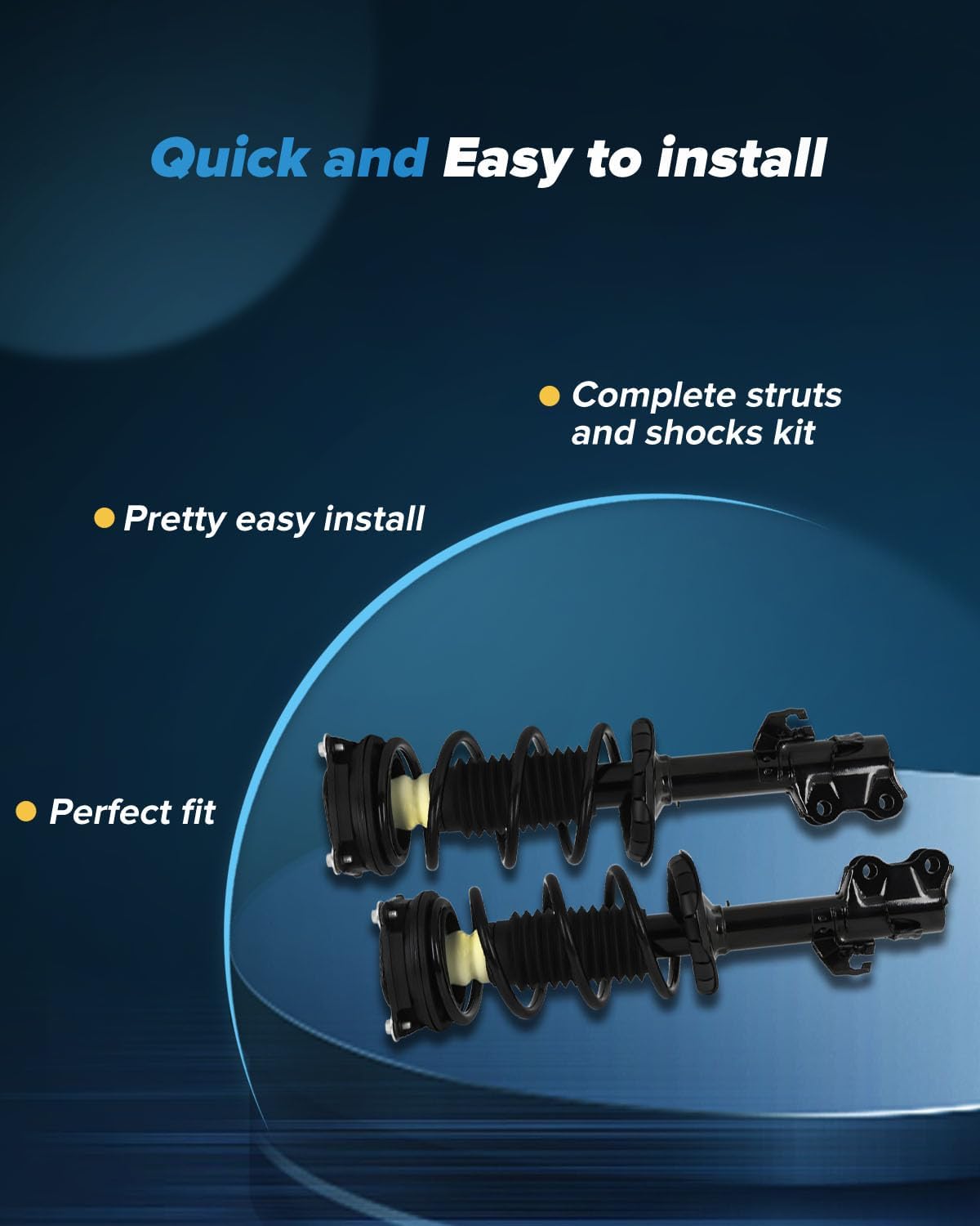 Struts Shock suspension kit for 2007 2008 2009 2010 2011 2012 for Nissan Versa Rear shock absorber Front complete strut Control Arm 12 Pcs